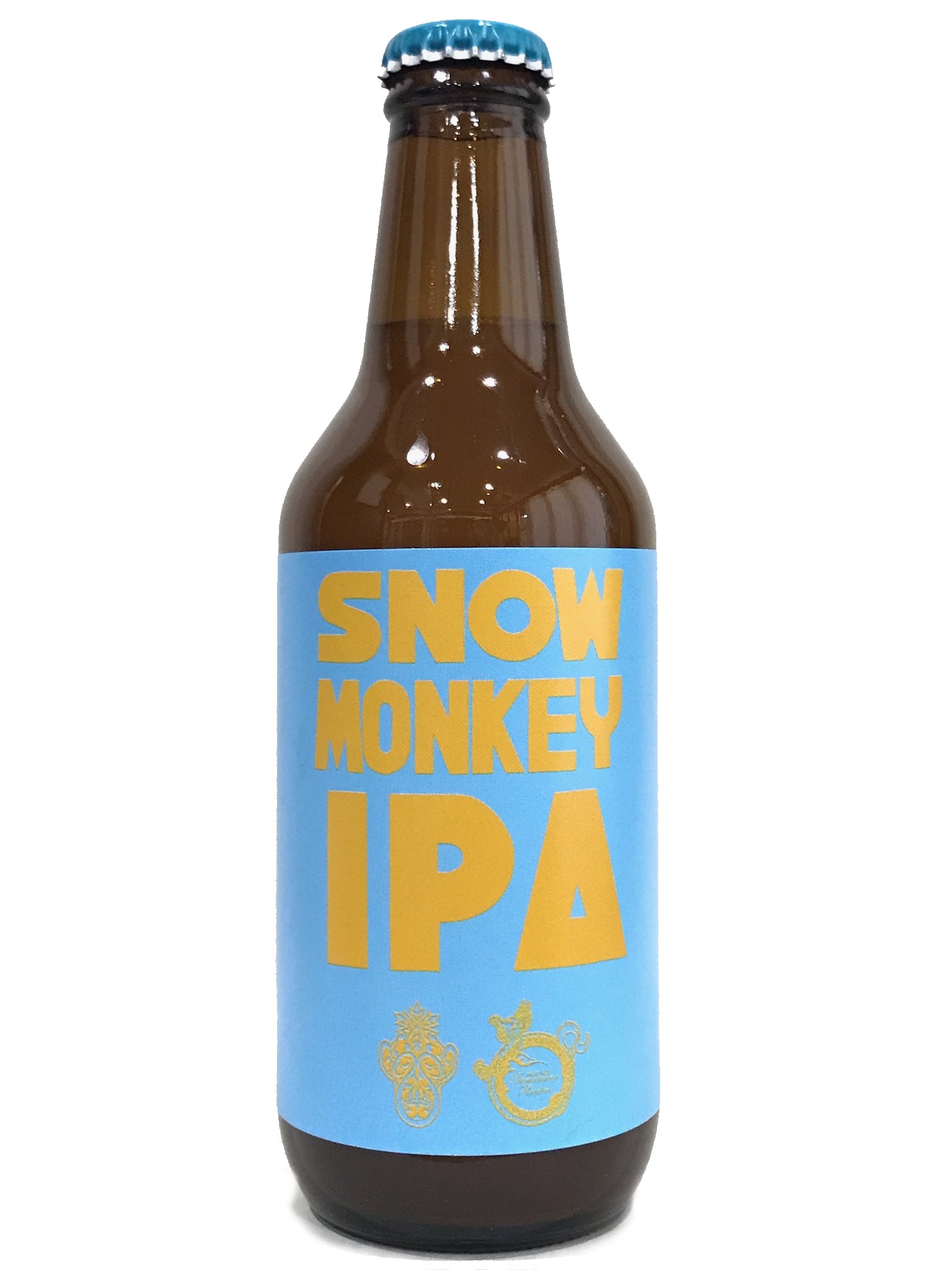 志賀高原ビール / スノーモンキーIPA 青ラベル Shiga Kogen SNOW