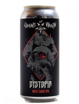 Grains of Wrath / Dystopia グレインズ・オブ・ラス / ディストピア Northwest IPA 473ml缶