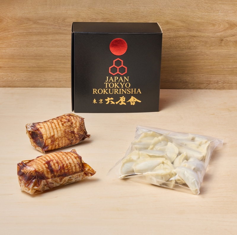 六厘舎ぎょうざチャーシューセット