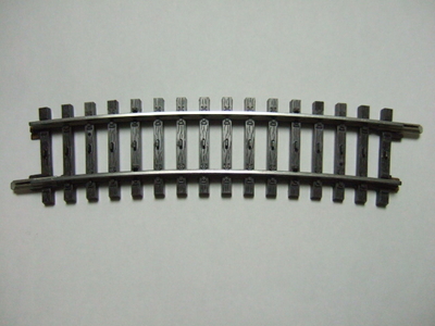 HOゲージ　Ｋレール曲線　No.2233　R=424.6mm　15℃