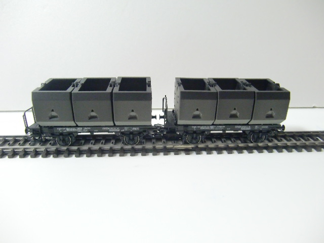 HOゲージ RAG鉄道 石炭コンテナ輸送車2両セット No.48272 | レオ