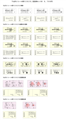 「ちばモノレール祭り２０２５」記念券セットB
