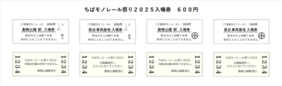 「ちばモノレール祭り２０２５」入場券セット