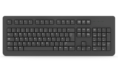 優しいキータッチのUSB有線キーボード